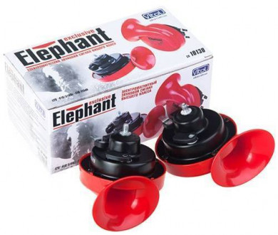 Сигнал &quot;равлика&quot; СА-10130/Еlephant/Exclusive/12V/червоно/чорні-[articul]