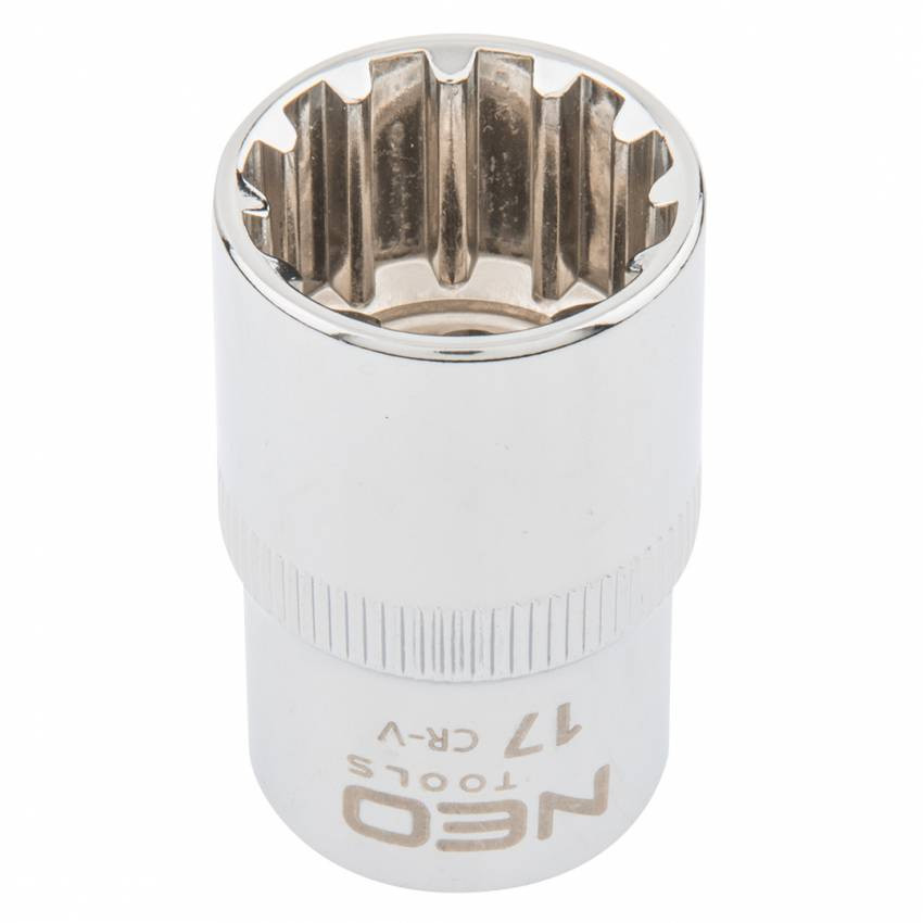 Головка змінна  Spline 1/2" 17 мм-08-589