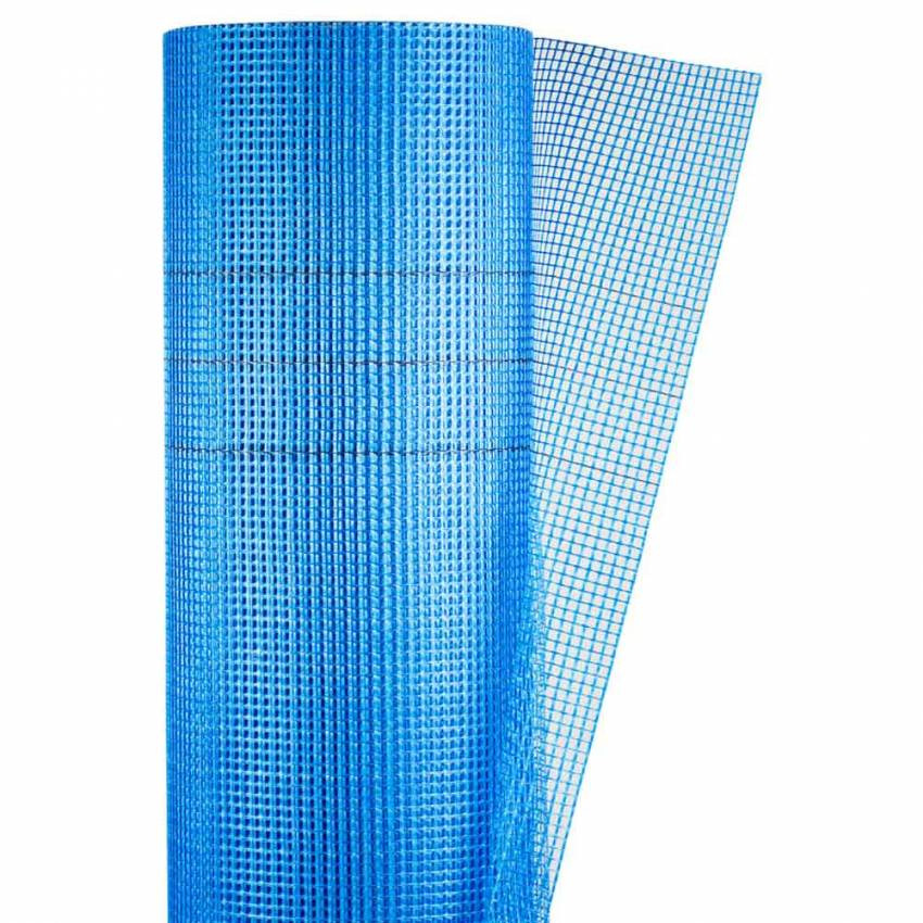 Склосітка штукатурна лугостійка синя 145г/м2 5×5мм 1×50м SIGMA (8406641)-8406641