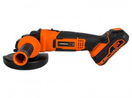 Шліфмашина кутова акумуляторна Tekhmann TAG-125/i20 kit-848392