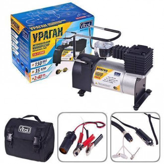 Компресор Ураган&quot; КА-У12040 100psi/12Amp/35л/прикур. перехідник-[articul]