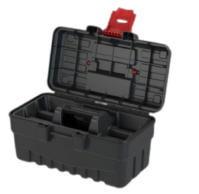 Ящик для інструментів QBRICK REGULAR FORMULA 200 BASIC BLACK (292x175x150мм) (5901238262077)-SKRQRF200BCZAPG001