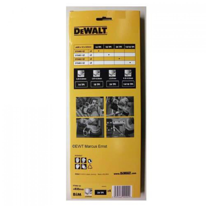Полотно пиляльне для металу DeWALT DT8463-DT8463