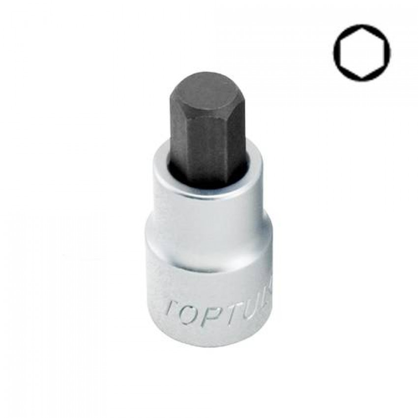 Головка HEX із насадкою 3мм 1/4" TOPTUL BCDA0803-BCDA0803