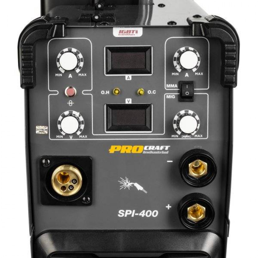 Інверторний зварювальний напівавтомат Procraft industrial SPI400-SPI400