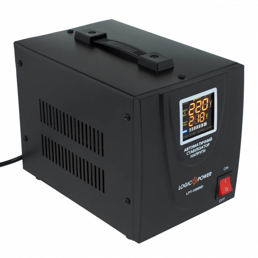 Стабілізатор напруги LPT-1500RD BLACK (1050W)-