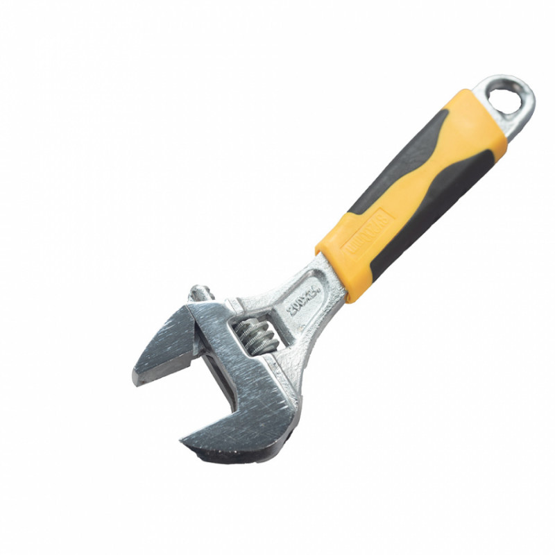 Ключ розвідний 200мм CrV (гум'яна рукоятка) Sigma (4101021)-4101021