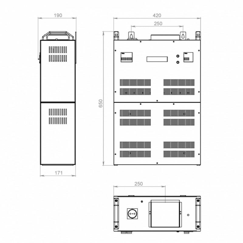 Стабілізатор напруги Volter-54 птс (3*18)-