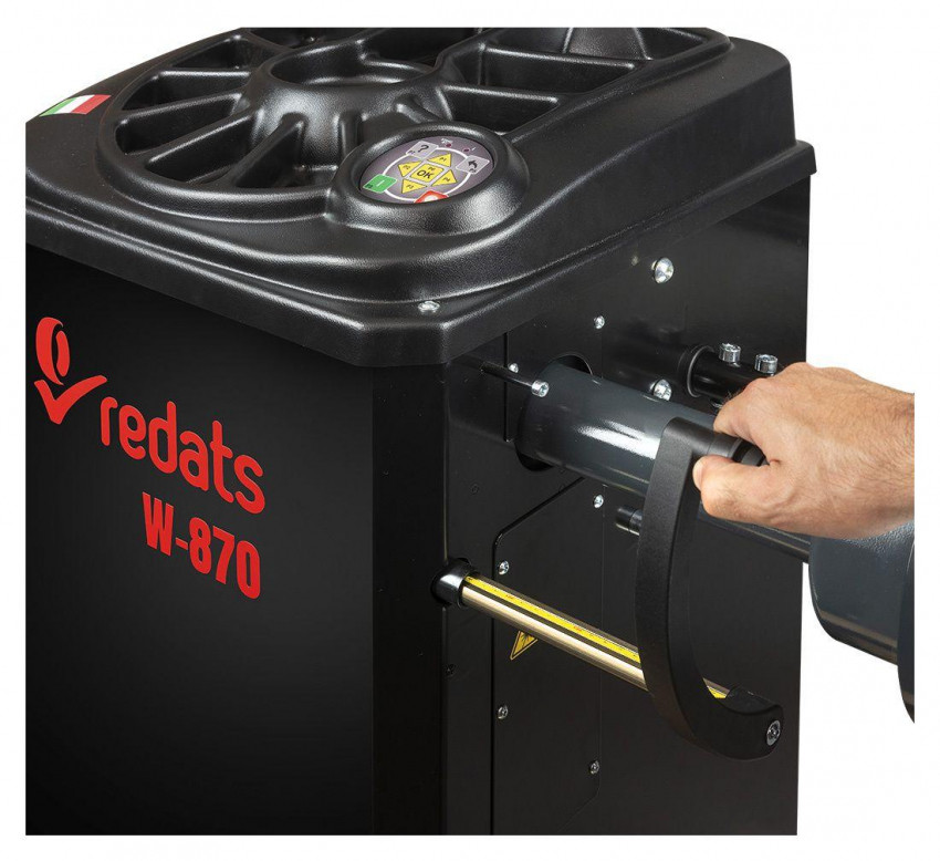 Автоматичний балансувальний верстат REDATS W-870 (230 V, 8-35",лаз., ALU7)-13-01-06