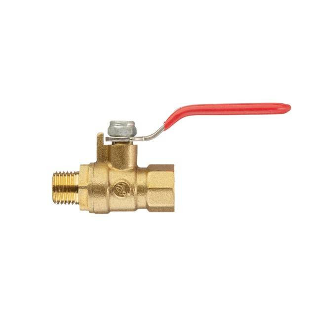 Кран кульовий повітряний, латунь, внутрішня різьба 1/4" - зовнішня різьба 1/4", STORM INTERTOOL PT-1883-PT-1883