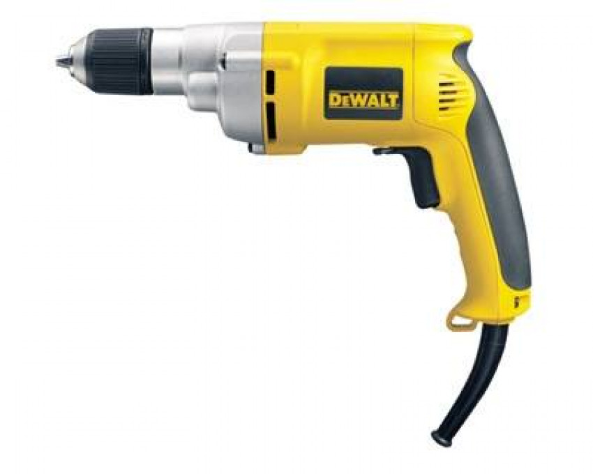 Дриль DeWALT, 701Вт, 13.8 Нm, 0-2500 об/хв, патрон 10 мм, вага 1,3 кг.-DW221