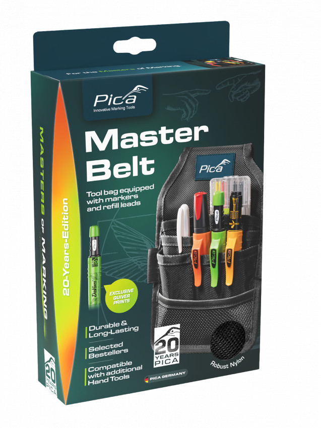 Набір для маркування профепрофесійний Pica Master Belt 20-Years-Edition (5шт) в сумці-55060-J