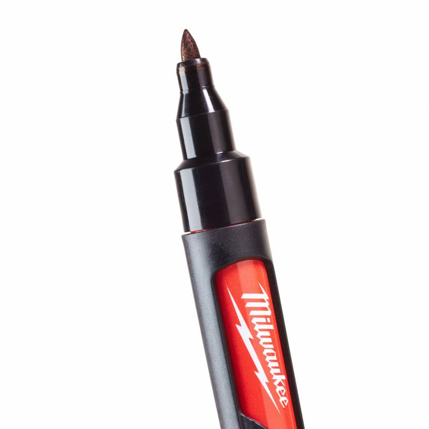Маркер для будмайданчика InkZAll MILWAUKEE, тонкий, чорний, зі стилусом-48223101