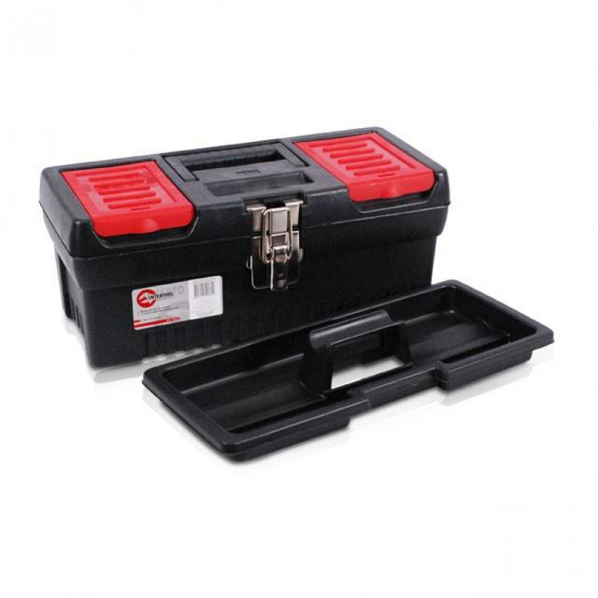 Ящик для інструментів з металевими замками, 13", 330*177*135 мм INTERTOOL BX-1013-BX-1013