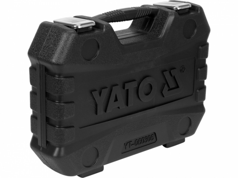 Торцеві головки до гвинтів колісних дисків авто OPEL YATO: з квадратом- 1/2", компл. 21 шт [5]-YT-060306