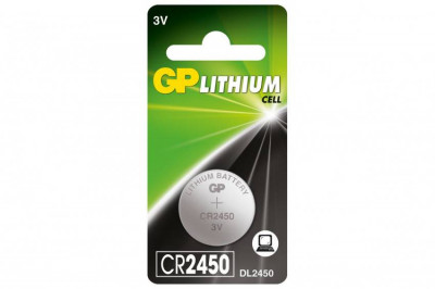 Батарейка GP дискова Lithium Button Cell 3.0v CR2430-8U5 літієві