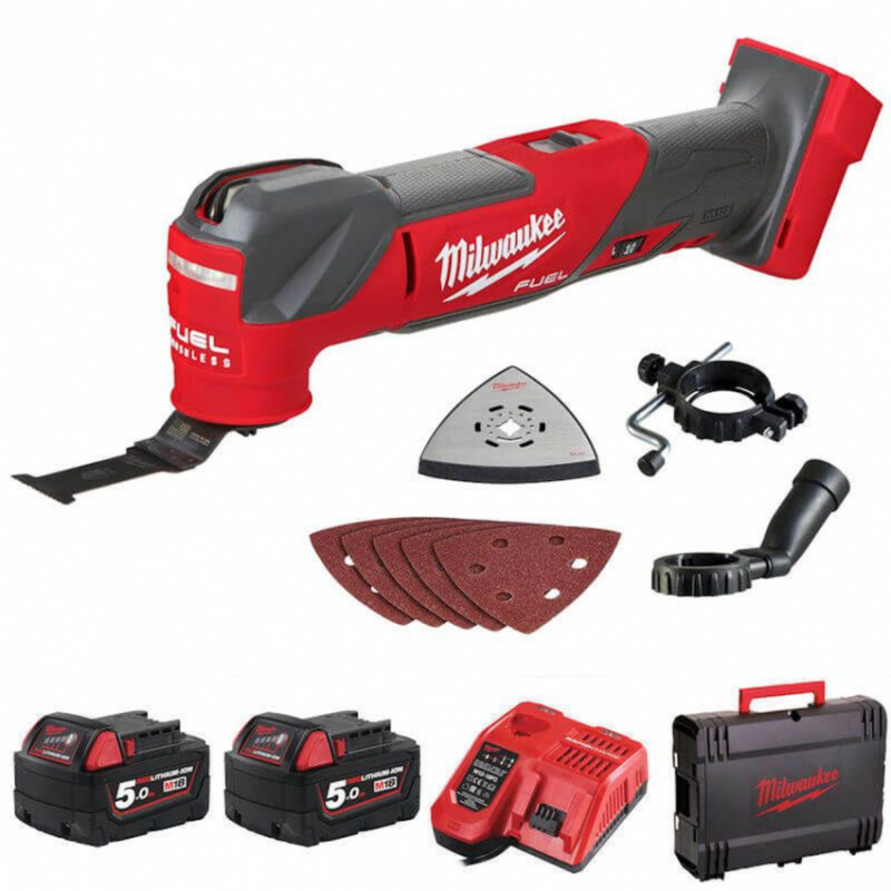 Інструмент багатофунціональний акумуляторний MILWAUKEE M18 FUEL FMT-502X 4933478492 (+ заряд.пристрій, 1 акум., універсальний ад-4933478492
