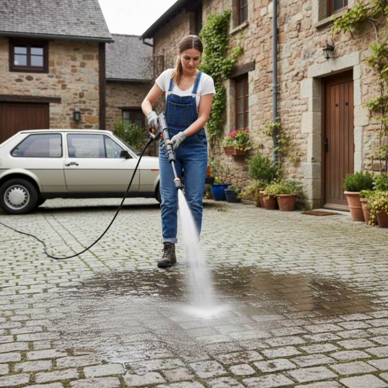 Мийка в/т LT505, тиск - 170бар, прод 7,5л/хв, шланг 8м, алюм. помпа-LT505-2200B