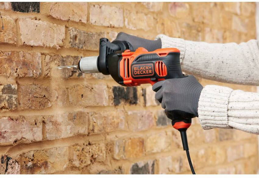 Дриль ударний мережевий BLACK DECKER BEH850-BEH850