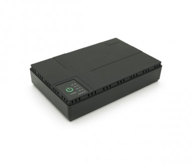 UPS-18W для роутерів/комутаторів/PON/POE-430, 5//9/12V, 1/2A, Li-ion 10400MAh, Black, BOX