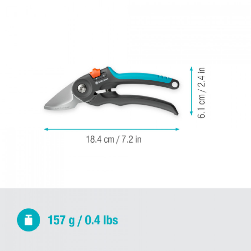 Секатор Gardena PremiumCut fresh wood 22 мм-12241-20.000.00