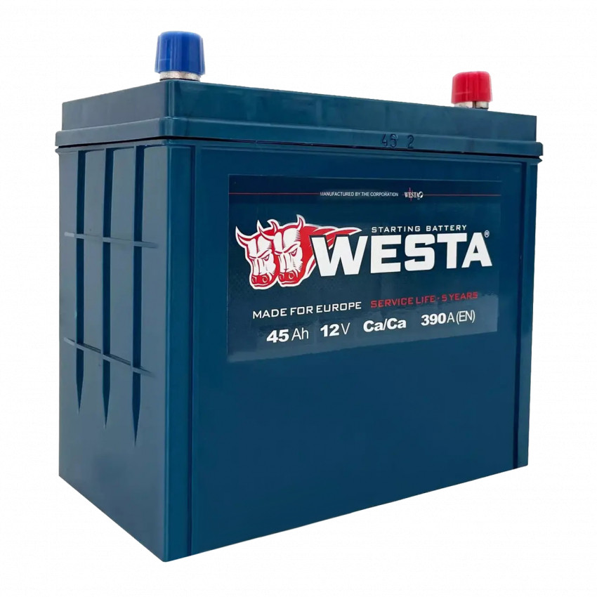 Акумулятор Westa PREMIUM VOLTMAN 6СТ-45 А + справа-