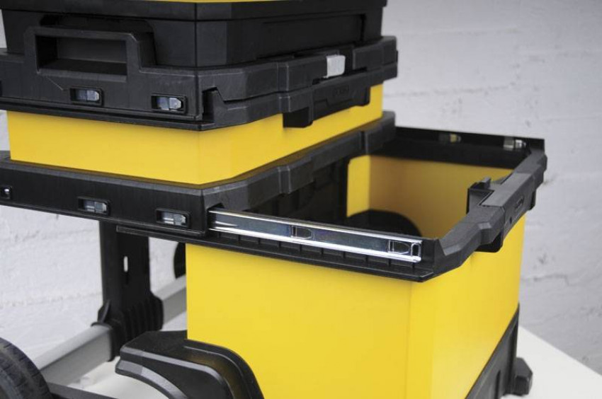 Ящик металопластмасовий Rolling Workshop, розміри 568x730x389 мм, на колесах STANLEY 1-95-621-1-95-621