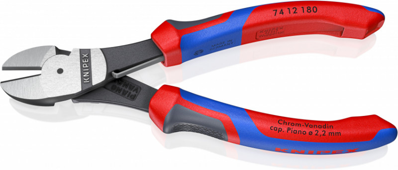 Кусачки бокові особливої потужності KNIPEX 74 12 180 SB-74 12 180 SB