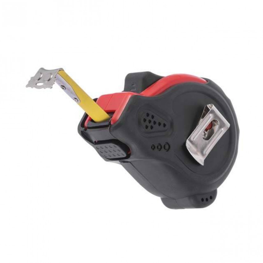 Рулетка з фіксатором 5 м "Супер Магніт" INTERTOOL MT-0605-MT-0605
