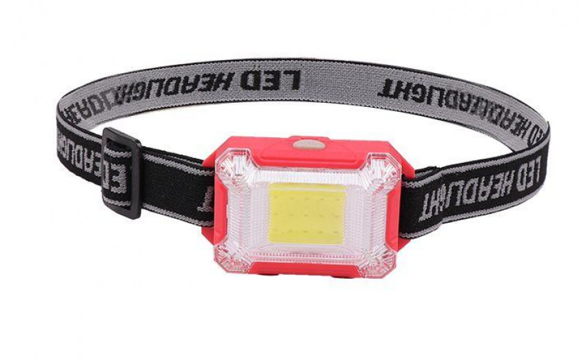Ліхтар налобний Quantum QM-FL4030 Simply COB живлення 3xAAA/LR03 батарейки-QM-FL4030