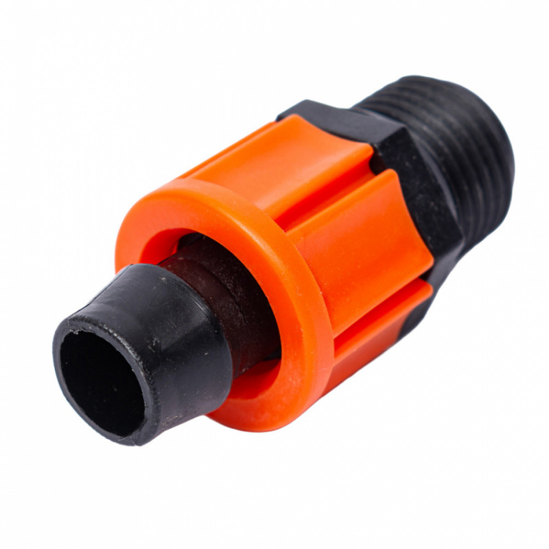 З'єднання для крапельної стрічки Ø16мм н/р 1/2" FLORA (5079434)-5079434