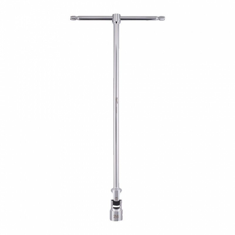 Ключ хромований з Т-образною ручкою та шарниром MILWAUKEE, Hex 24мм-4932492692