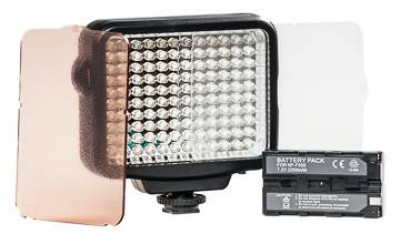 Накамерне світло PowerPlant LED 5009 (LED-VL008)-[articul]