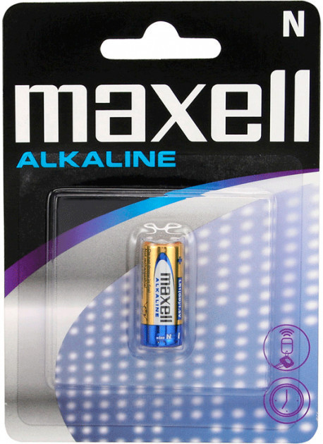 Лужна батарейка Maxell Alkaline N/LR1 1шт/уп blister-723031.04