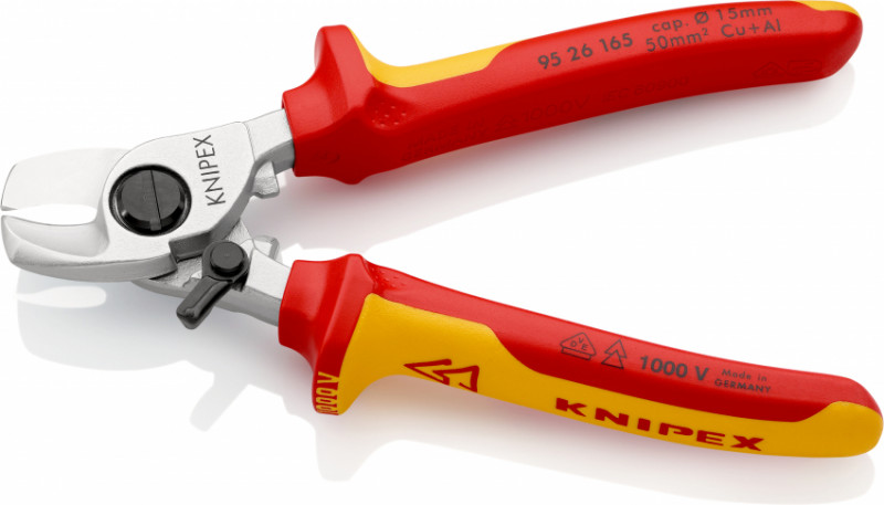 Ножиці для різки кабелів KNIPEX 95 26 165 SB-95 26 165 SB