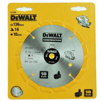 Диск пильний DeWALT DT1200-[articul]