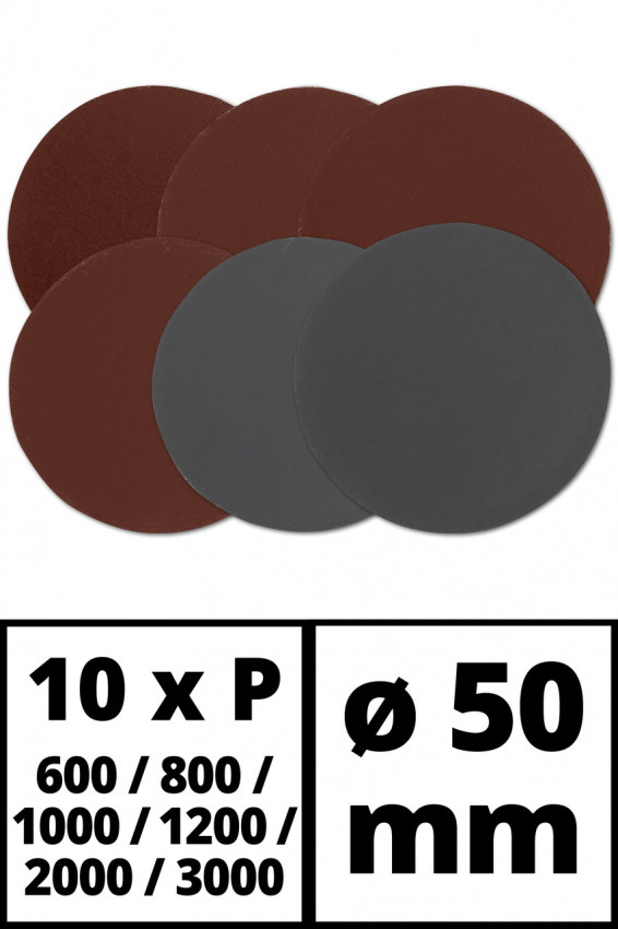 Набір шліфпаперу Einhell 50 мм, по металу, 60 шт, для TC-PA 50 (4133130)-