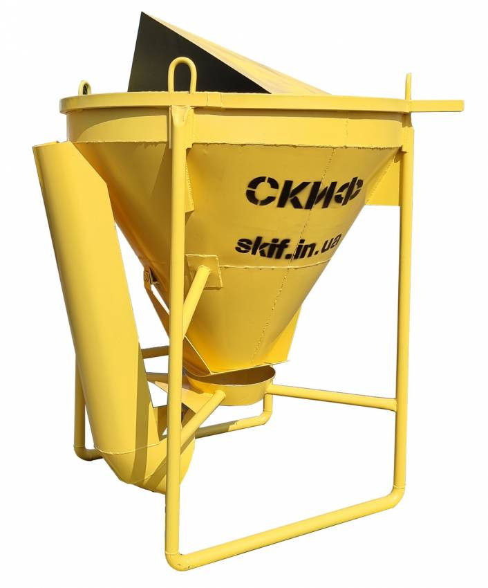 Бункер цементу для бетону Скіф 1 куб БК – 1 (з капюшоном)-21072046