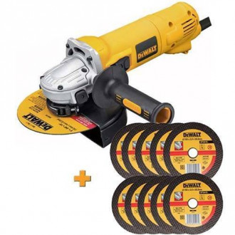 Кутова шліфувальна машина DeWALT, 1400 Вт, d=150мм,9000 об/хв, 2,6 кг DT3415 (10шт)-[articul]