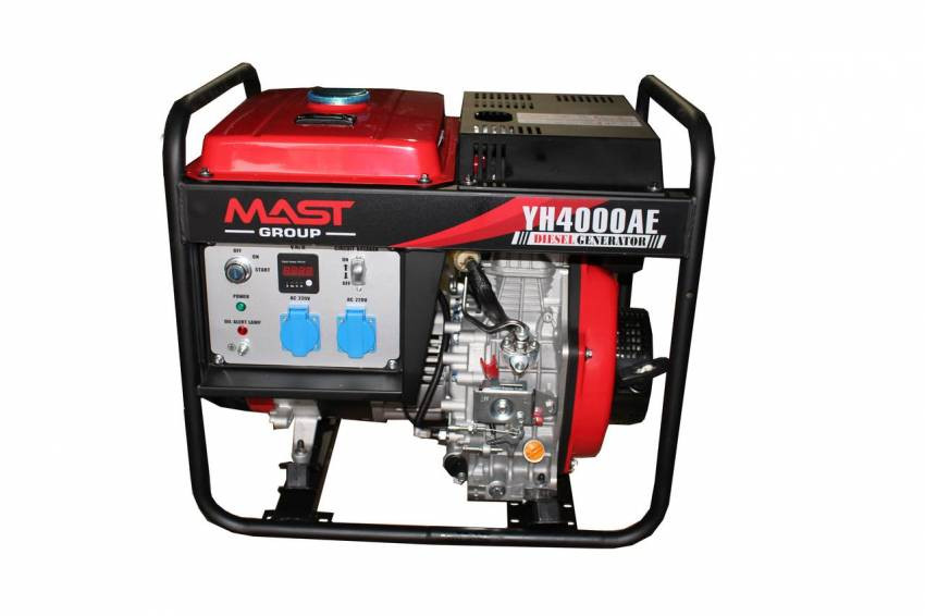 Дизельний генератор MAST GROUP YH4000AE-YH4000AE