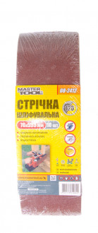 MasterTool Стрічка шліфувальна зерно 120 76*533 мм 10 шт, Арт.: 08-2412
