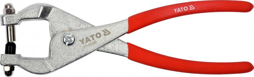 Кліщі для проколювання отворів у метал. листах t≤ 0.8 мм YATO отворів Ø= 3,2 мм, L= 240 мм-YT-51320