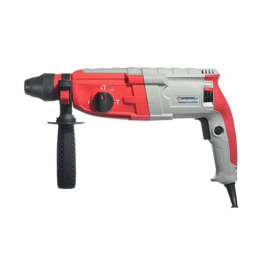 Перфоратор, 1,0 кВт, 3,5 Дж, 0-1300 об/хв, 0-5100 уд/хв, 3 режими, SDS-plus INTERTOOL DT-0185-DT-0185