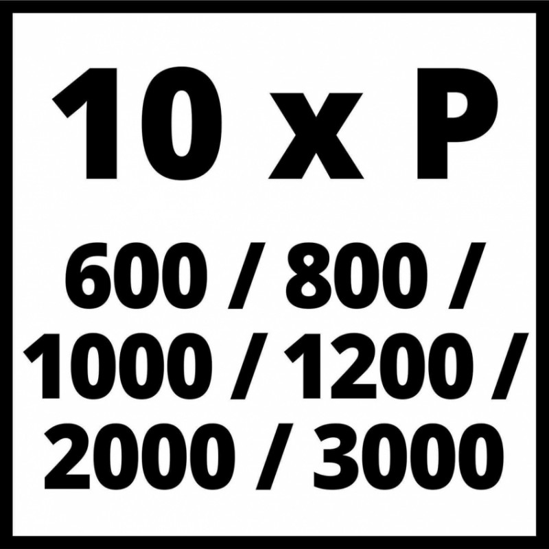 Набір шліфпаперу Einhell 50 мм, по металу, 60 шт, для TC-PA 50 (4133130)-