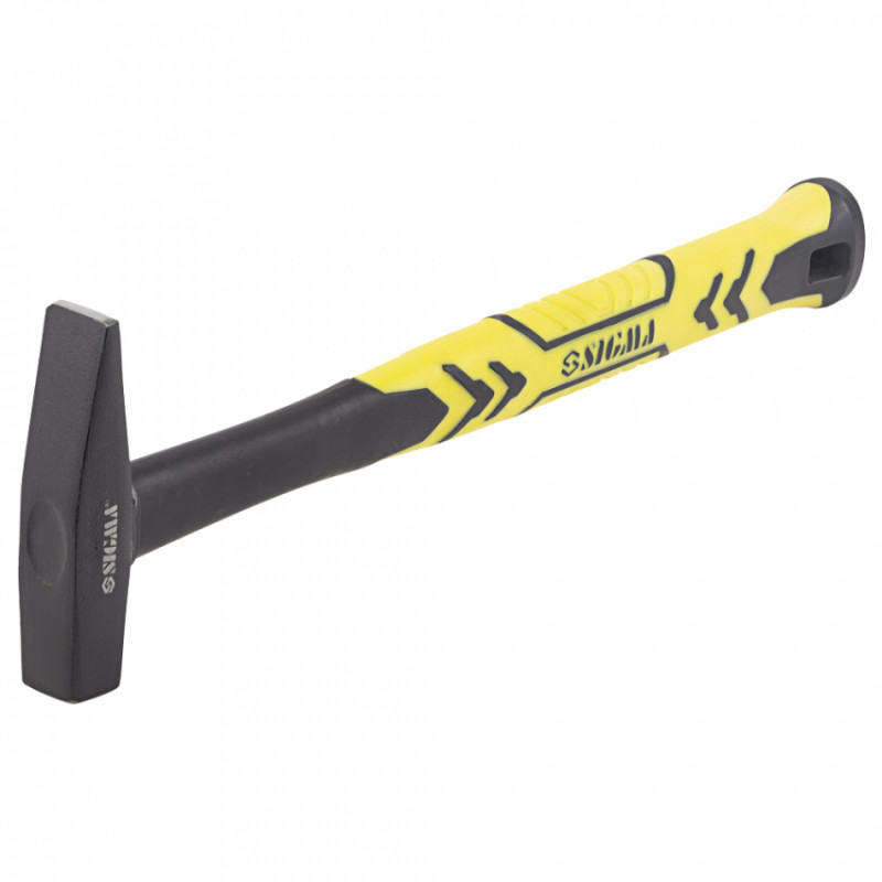 Молоток 100г слюсарна фібергласова ручка Sigma (4316011)-4316011