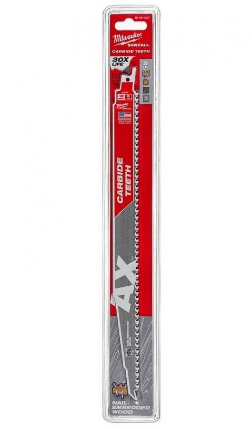 Полотно для шаб. пилки TСT AX MILWAUKEE, 300мм-48005227
