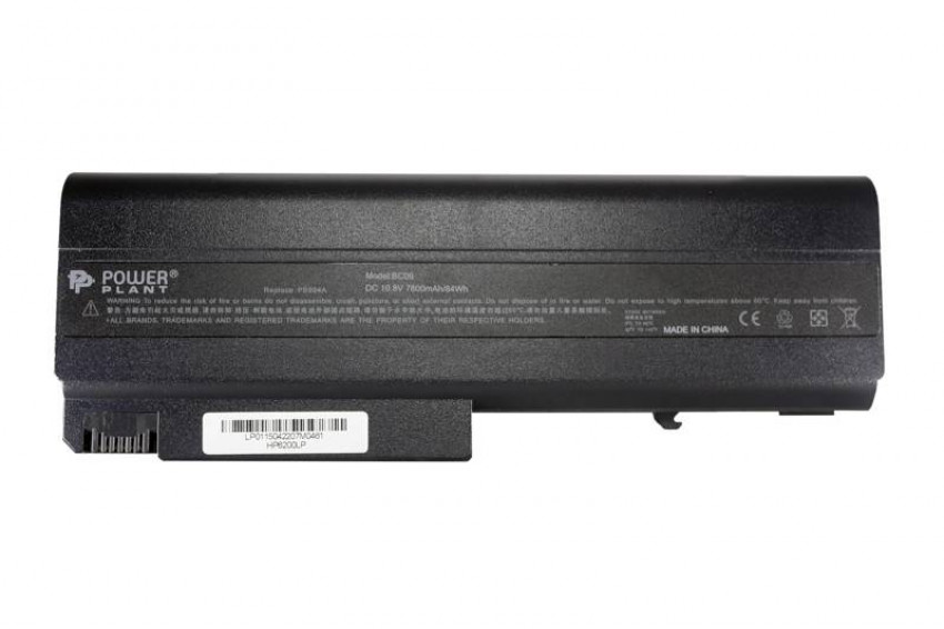 Акумулятор PowerPlant для ноутбуків HP Business Notebook 6510b (HSTNN-UB08) 10.8V 7800mAh-NB00000241