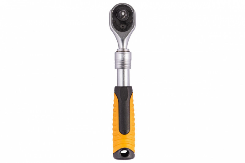 Набір насадок торцевих MASTERTOOL PROFI CrV 1/4" 4-13 мм тріскачка що подовжується 72Т 45 шт металевий кейс 78-2045-78-2045