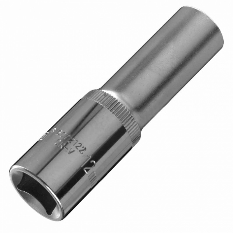 Насадка шестигранна довга 1/2" 12мм CrV ULTRA (6072122)-6072122