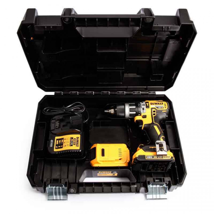 Дриль-шуруповертний акумуляторний безщітковий ударний DeWALT DCD796D2-DCD796D2